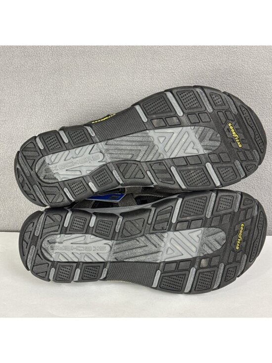 Skechers Black Respected SD Moralto Sandals Men\'s size 12 NWT comfort walking main image 12